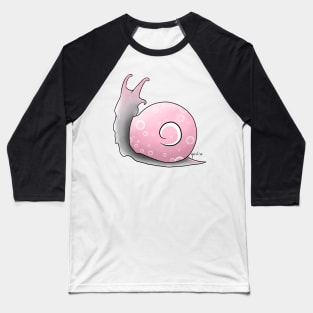 Demigirl Pride Snail Baseball T-Shirt